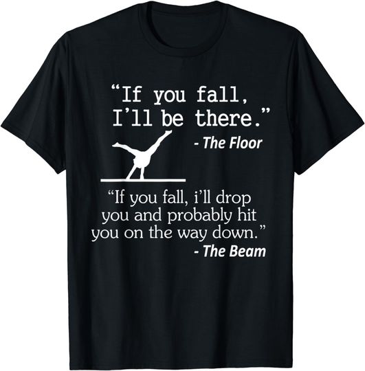 Discover Girls & Boys Gymnastics Floor Sayings T-Shirt