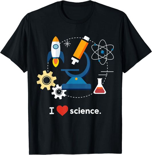 Discover I Love Science T-shirt