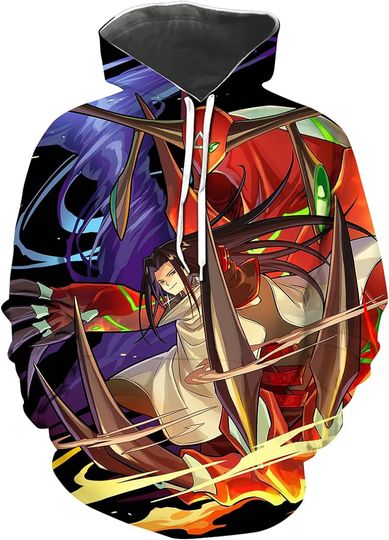 Discover Anime Shaman King Long Sleeve Hoodie Casual Sweatshirt Pullover