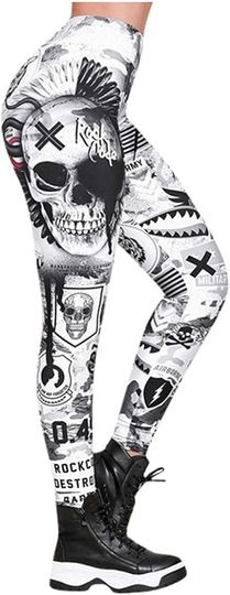 Discover Sugar Skull Leggings Soft Leggings