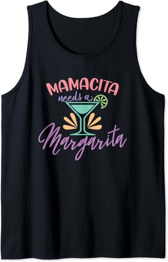 Discover Mamacita Needs A Margarita, Cinco de Mayo, Mexico, Vacation Tank Top
