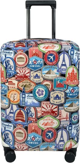 Discover Luggage Cover License Plate, Medium