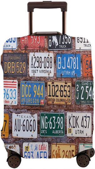 Discover Luggage Cover License Plate, Medium