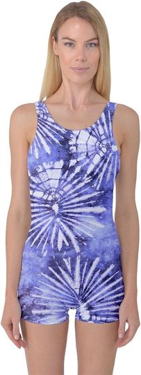 Discover Womens Tie Dye V2 One Piece Boyleg Swimsuit