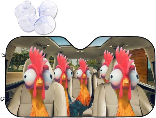 Discover Car Sun Shade Funny Animal