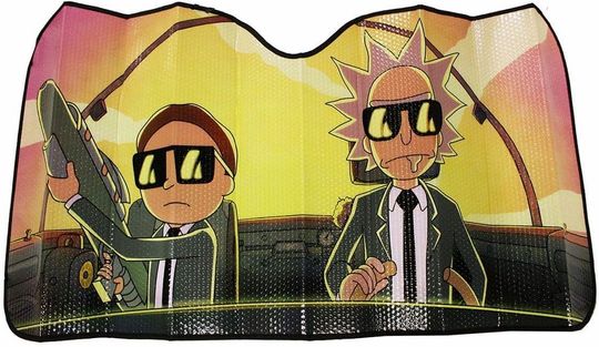 Discover Rick and Morty Run the Jewels Car Sun Shade