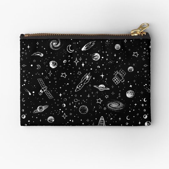 Discover Space Zipper Pouch