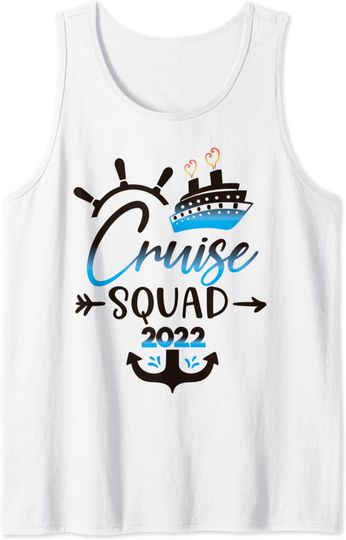 Discover Cruise Squad 2022 Family Vacation Matching Designs Tank Top