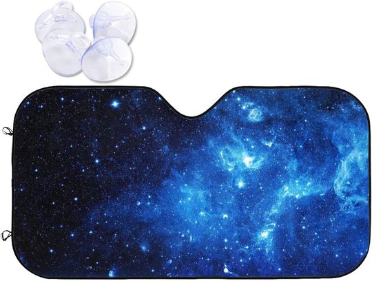 Discover Blue Galaxy Automotive Window Sunshade