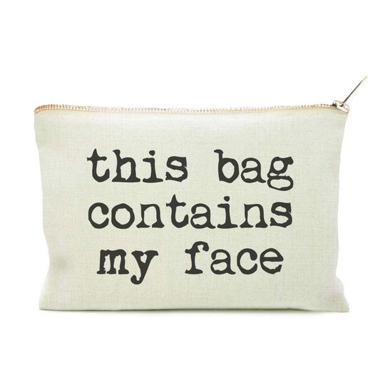 Discover This Bag Contains My Face Makeup Bag