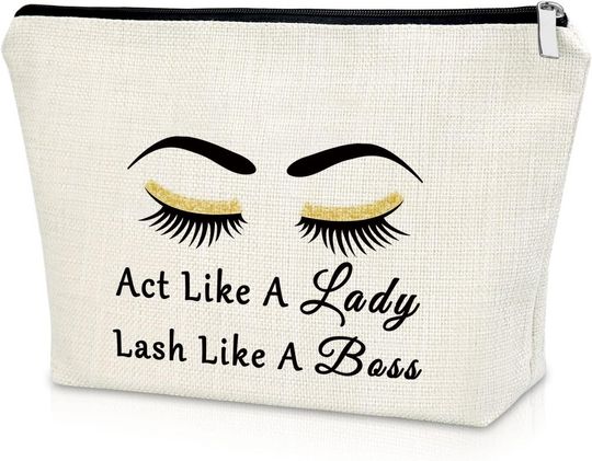 Discover Eyelashes Artist Makeup Bag