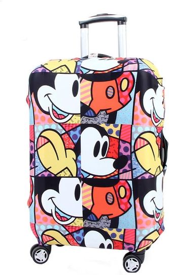 Discover Luggage Cover Funny Cartoon