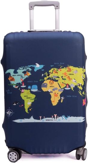 Discover Madfifennina Washable Spandex Travel Luggage cover