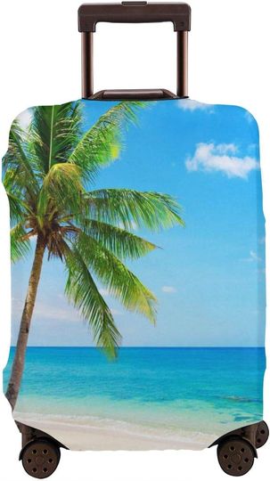 Discover Nicokee Travel Suitcase Cover Beach Hawaii Luggage   Luggage