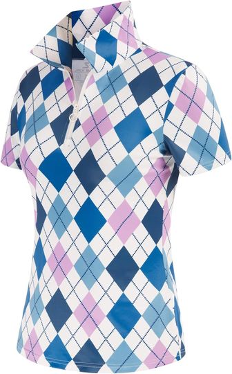 Discover Golf Shirts Short Sleeve Color Block Blouse Casual Running Polo Tops