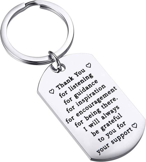 Discover Thank You Gift Appreciation Gift Thank You for Guidance Keychain Support Gifts