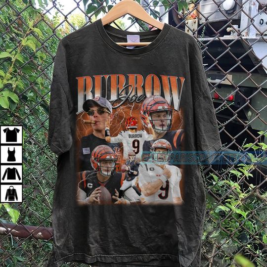 Discover Vintage Joe Burrow Shirt, Football shirt, Joe Burrow Tshirt