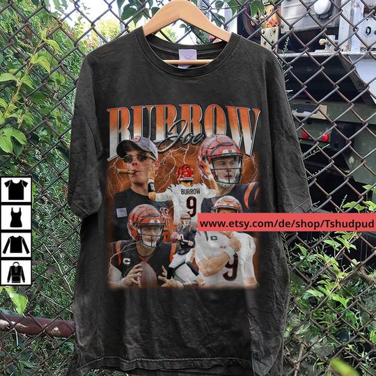 Discover Vintage Joe Burrow Shirt, Football shirt, Joe Burrow Tshirt