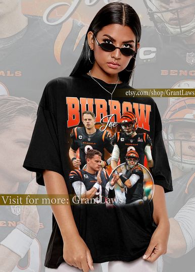 Discover Vintage Joe Burrow Shirt, Football Shirt, Vintage Bootleg