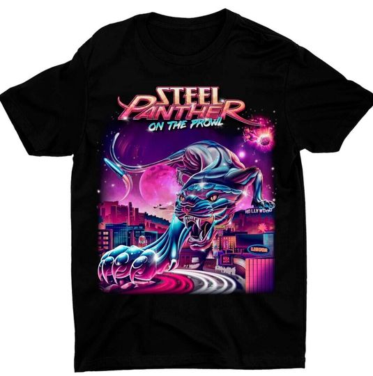 Discover Steel Panther On The Prowl World Tour 2023 T-Shirt