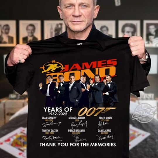 Discover James Bond 60th Anniversary Shirt
