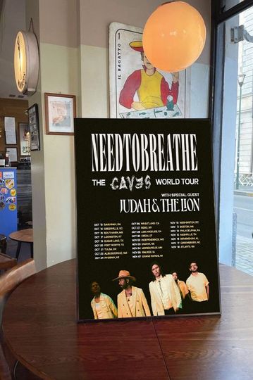 Discover Needtobreathe The Caves World Tour 2023 Poster