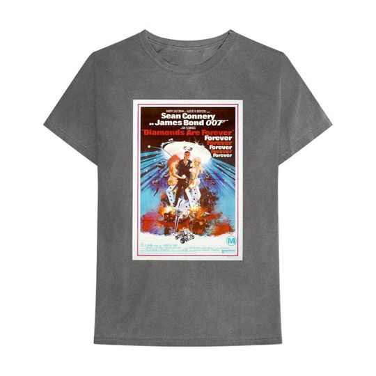 Discover James Bond 007 Diamonds Are Forever Merchandise T-shirt
