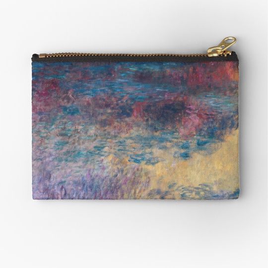 Discover Claude Monet - The Water Lily Pond In The Evening 1916 Makeup Bag