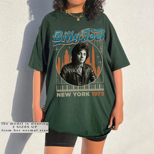 Discover Vintage 1973 Billy Joel Concert Shirt,Piano Man Concert 70s