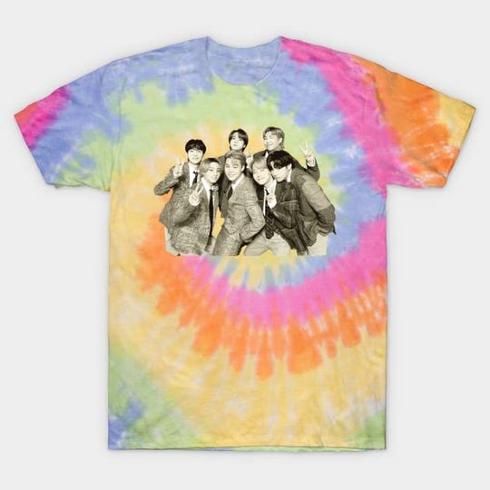Discover BTS Bangtan Boys Tie Dye T-Shirt