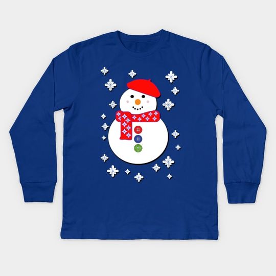 Discover Frosty The Snowman - Kids Long Sleeve T-Shirt