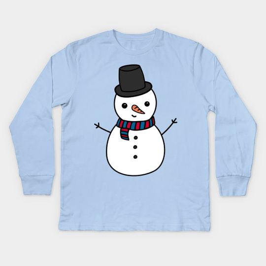 Discover Frosty The Snowman - Kids Long Sleeve T-Shirt