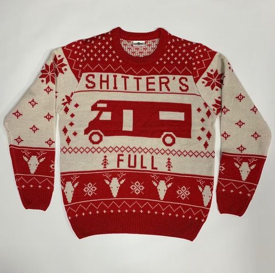 Discover Christmas Vacation Shitter's Full Ugly Christmas Sweater
