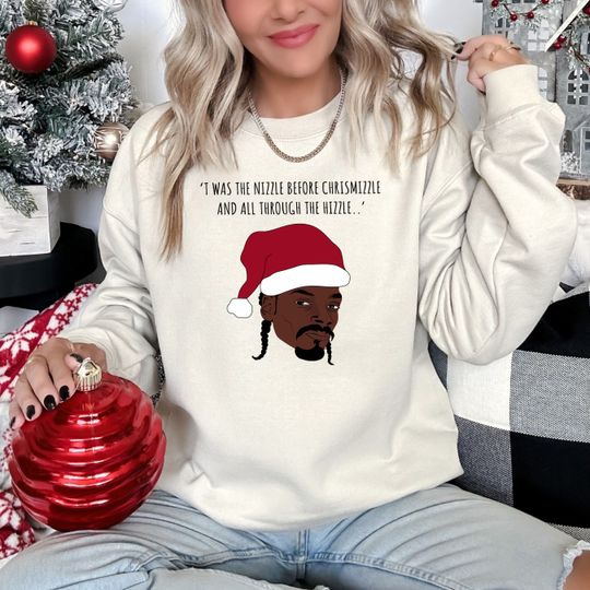 Discover Funny Santa Snoop Dogg Sweatshirt, Funny Christmas Sweatshirt, Christmas Gifts
