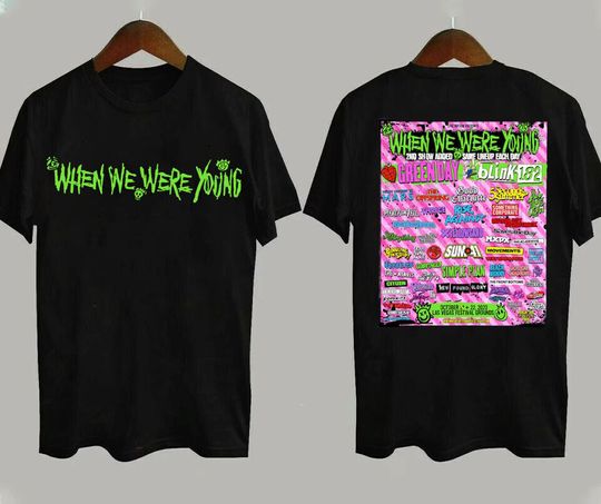 Discover When We Were Young Rock Festival 2023 2sides Shirt