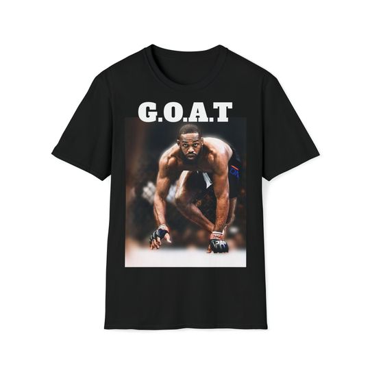 Discover Jon Jones G.O.A.T Unisex Softstyle T-Shirt