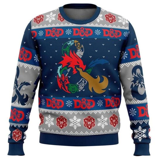 Discover Famous Game 3D All Over Printed T-shirt, US Movie Ugly Christmas Sweater