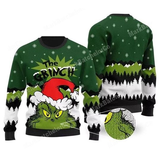 Discover funny character Christmas Ugly Sweater, The Ugly funny character Christmas Sweater