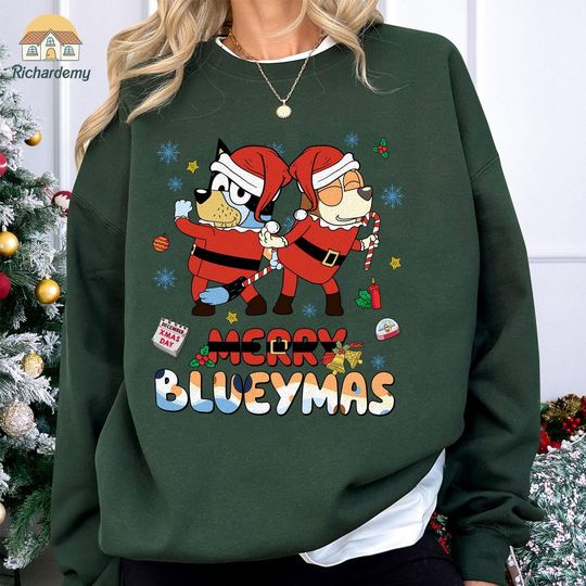 Discover BlueyDad Family Christmas Sweatshirt