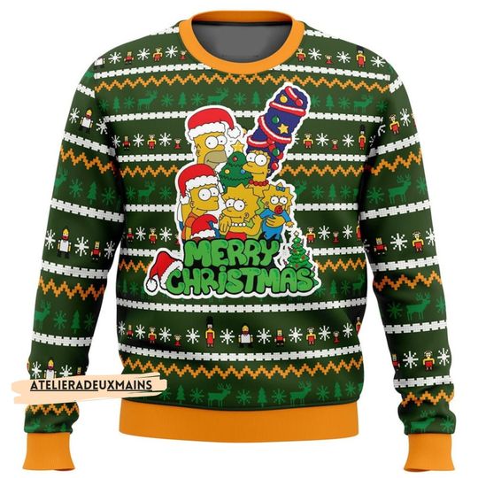 Discover Family Tradition Christmas The Simpsons Ugly Sweater