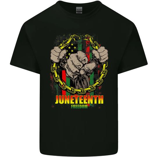 Discover Juneteenth Black Vit Matter History Men's Cotton T-Shirt