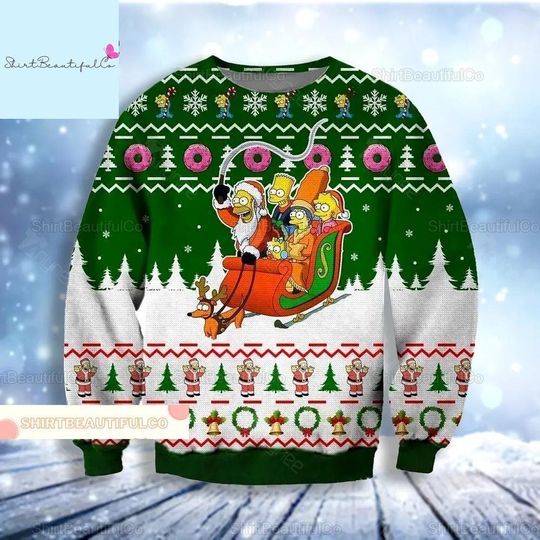 Discover Christmas The Simpsons Ugly Sweater