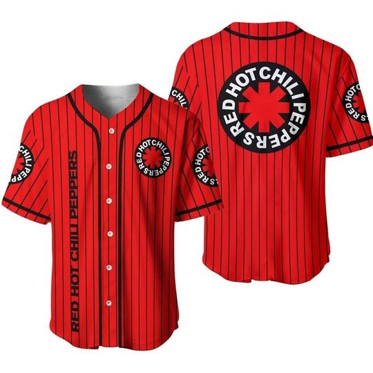 Discover Red Hot Chili Peppers Baseball Jersey, RHCP 3D Shirt