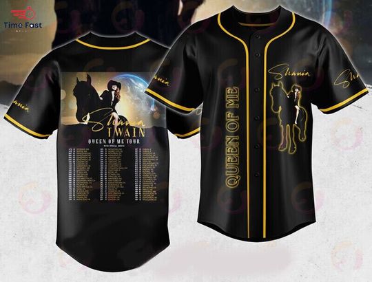 Discover Shania Twain Queen Of Me World Tour 2023 Personalized Baseball Jersey