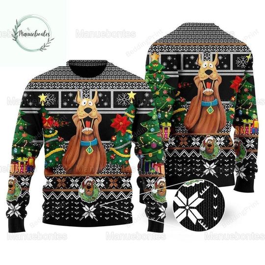 Discover Christmas Scooby Doo Ugly Sweater, Scooby Doo Xmas Sweater