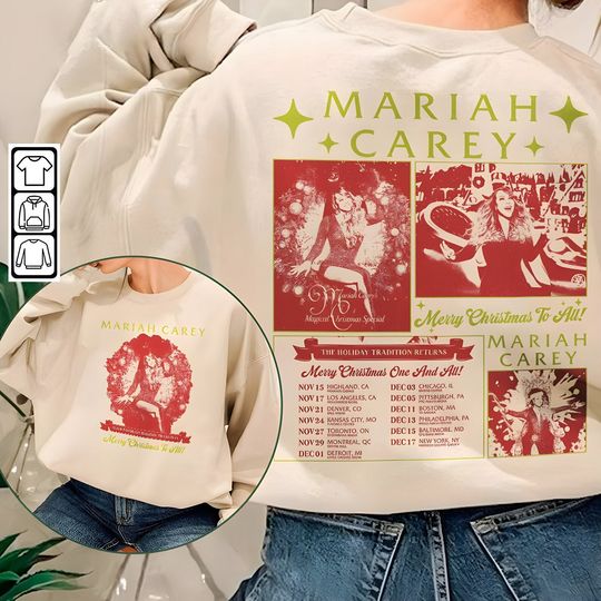 Discover Mariah Carey Christmas, All I Want For Christmas Is Mariah Carey Sweatshirt