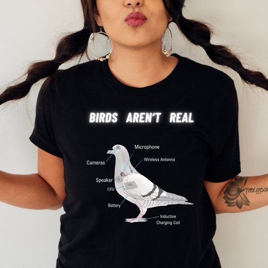 Discover Birds Aren't Real, Unisex T-Shirt, Different Options