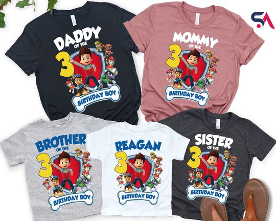 Discover Custom Family Birthday Matching Shirt