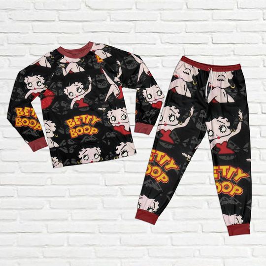 Discover Betty Boop Pajamas Set, Cartoon Pajamas Set