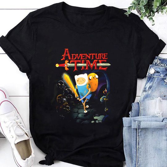 Discover Adventure Time Finn And Jake In Battle T-Shirt, Adventure Time